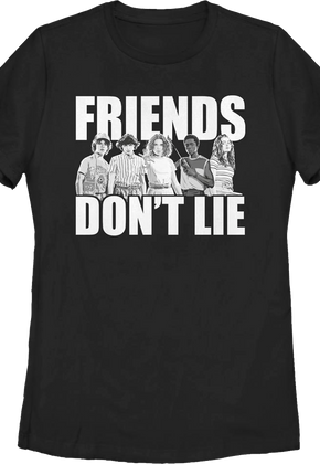 Womens Friends Don't Lie Stranger Things Shirt