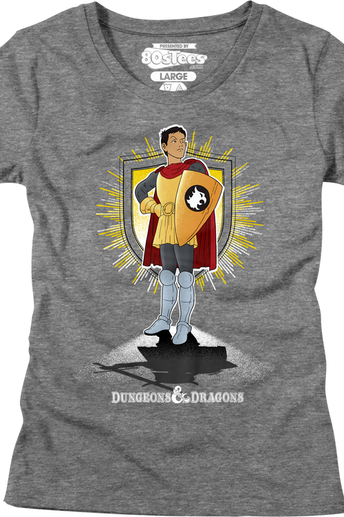 Womens Gray Eric the Cavalier Dungeons & Dragons Shirtmain product image