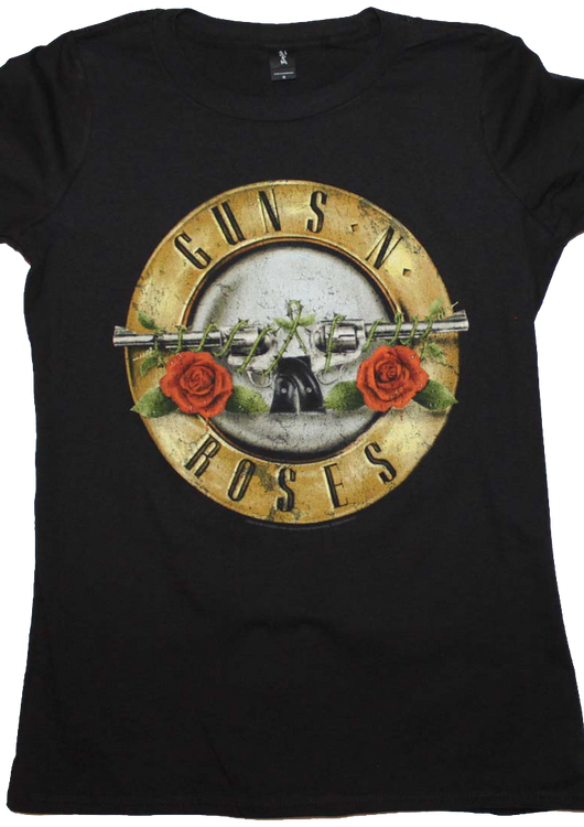 Ladies Guns N Roses Logo Shirt - main product image