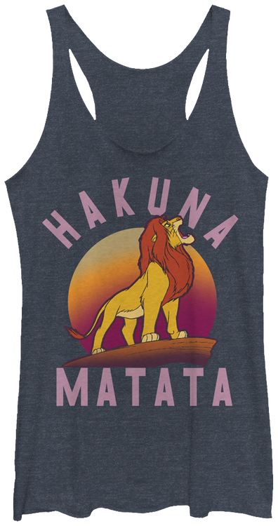 Ladies Hakuna Matata Tank Top - main product image