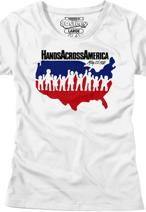 Womens Hands Across America Shirt