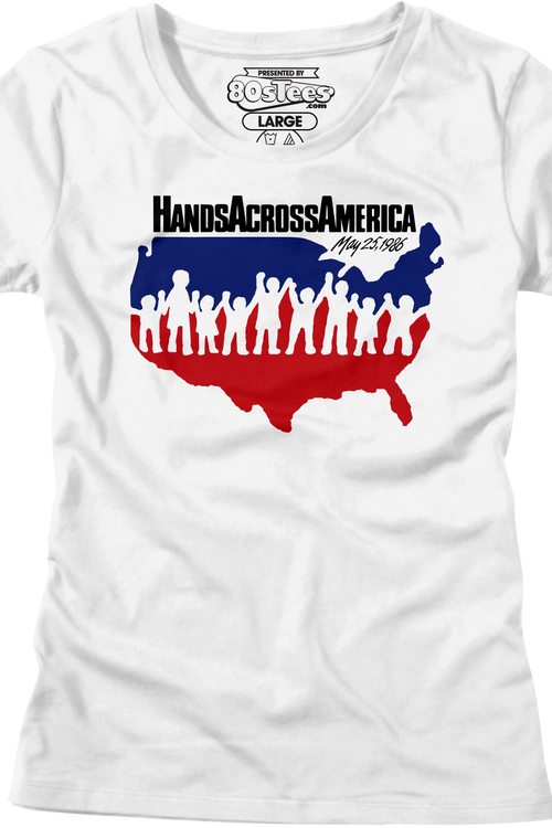 Womens Hands Across America Shirtmain product image