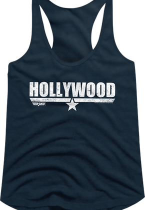 Ladies Hollywood Top Gun Racerback Tank Top