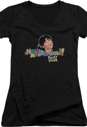 Ladies Holy Mac-A-Noli Punky Brewster V-Neck Shirt