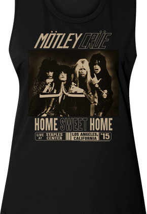 Ladies Home Sweet Home Motley Crue Muscle Tank Top