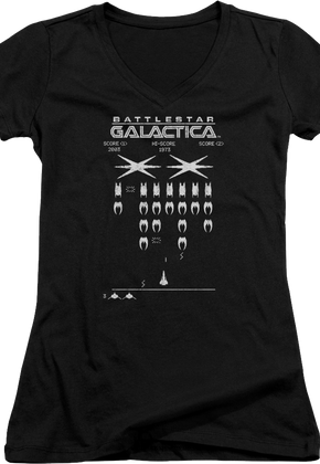 Ladies Invaders Battlestar Galactica V-Neck Shirt