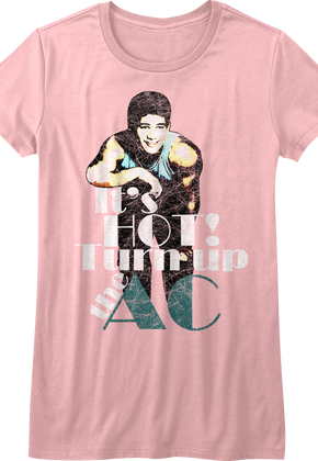 Ladies It's Hot Turn Up The AC Saved By The Bell Shirt
