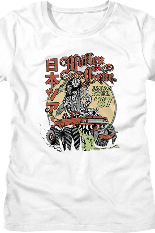 Womens Japan Tour '87 Motley Crue Shirtmain product image