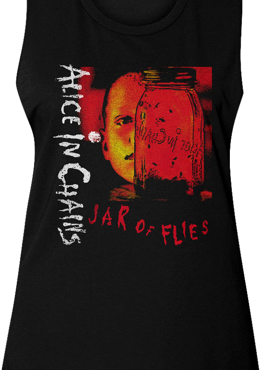 Ladies Jar Of Flies Alice In Chains Muscle Tank Top - main product image
