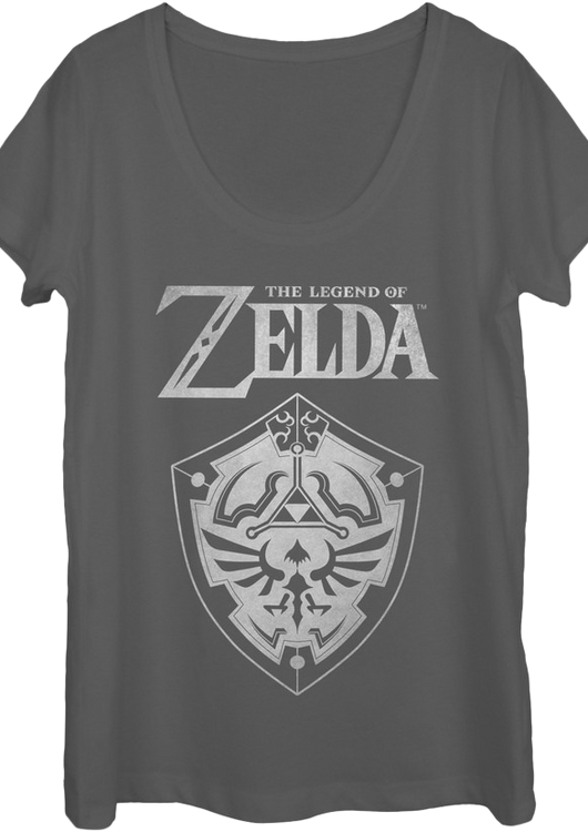 Ladies Legend of Zelda Scoopneck Shirt - main product image