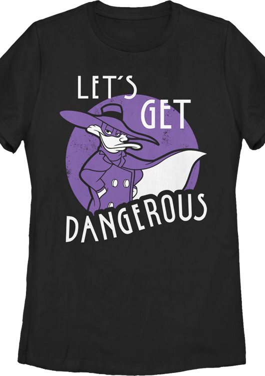 Womens Let's Get Dangerous Darkwing Duck Shirt - main product image