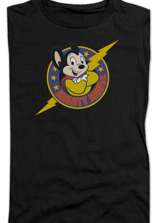 Ladies Lightning Bolt Mighty Mouse Shirt - main product image