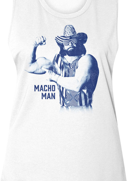 Ladies Macho Man Randy Savage Muscle Tank Top - main product image