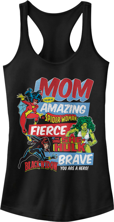 Ladies Mother's Day Marvel Comics Racerback Tank Topmain product image
