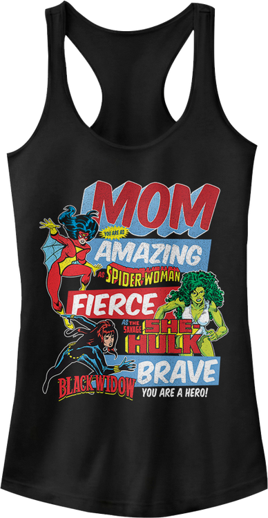 Ladies Mother's Day Marvel Comics Racerback Tank Top - main product image