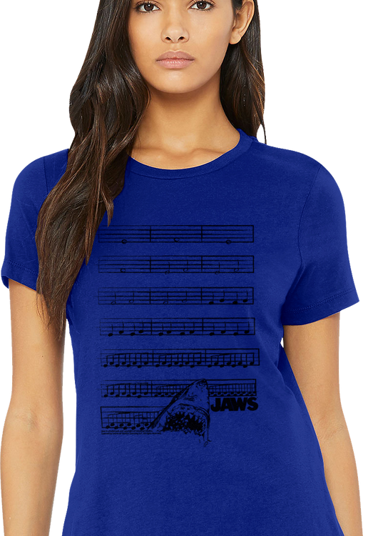 Womens Music Jaws Shirt - main product image