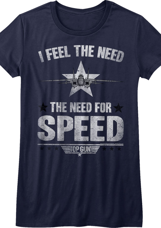 Womens Need For Speed Top Gun Shirt - main product image