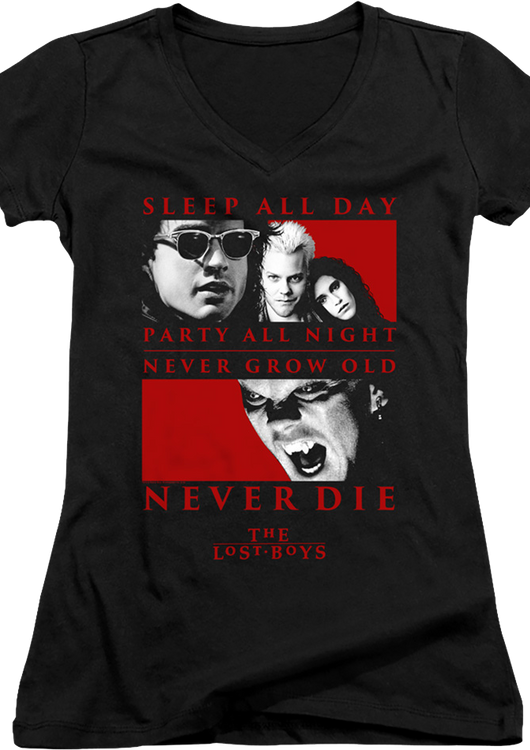 Ladies Never Die Lost Boys V-Neck Shirt - main product image