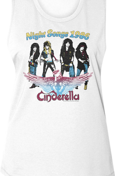 Ladies Night Songs 1986 Cinderella Muscle Tank Top