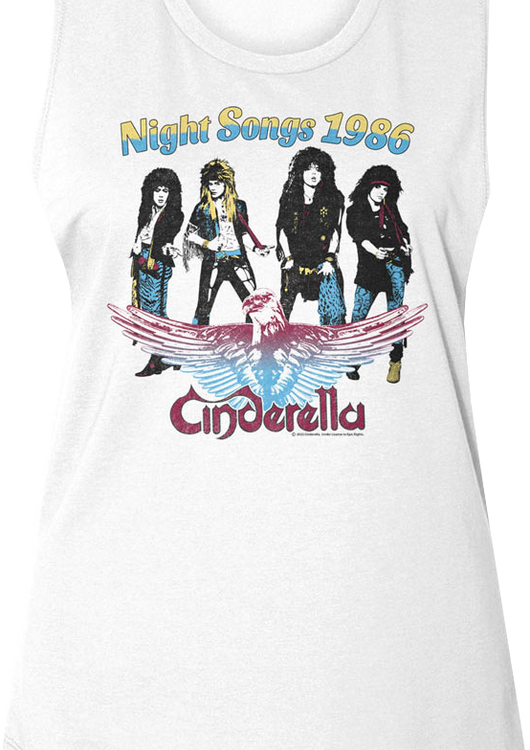 Ladies Night Songs 1986 Cinderella Muscle Tank Top - main product image