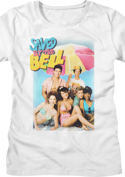 Womens On The Beach Saved By The Bell Shirt - main product image