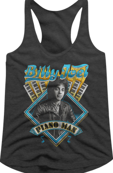Ladies Piano Man Billy Joel Racerback Tank Top