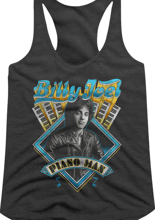 Ladies Piano Man Billy Joel Racerback Tank Top - main product image
