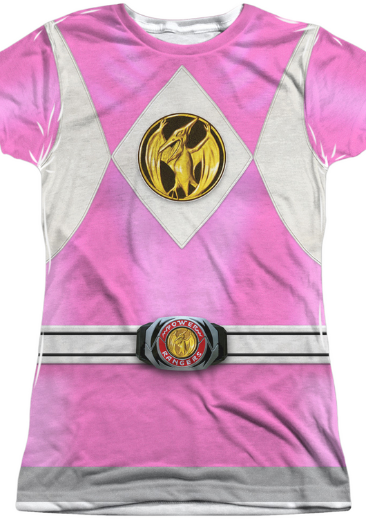 Ladies Pink Ranger Sublimation Shirt - main product image