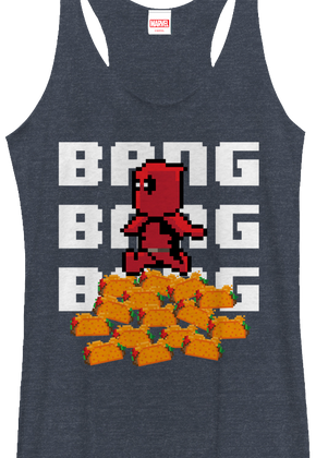 Ladies Pixel Deadpool Tank Top