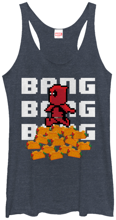 Ladies Pixel Deadpool Tank Top - main product image