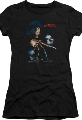 Ladies Poster Nightmare On Elm Street Shirt