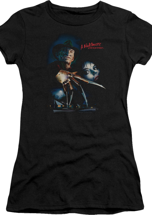 Ladies Poster Nightmare On Elm Street Shirt - main product image