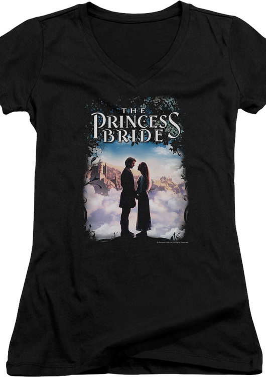 Ladies Poster Princess Bride V-Neck Shirt - main product image