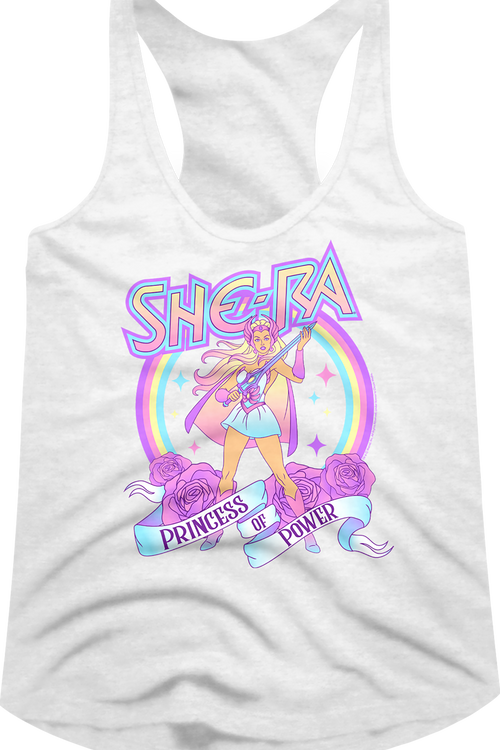 Ladies Rainbow She-Ra Masters of the Universe Racerback Tank Topmain product image