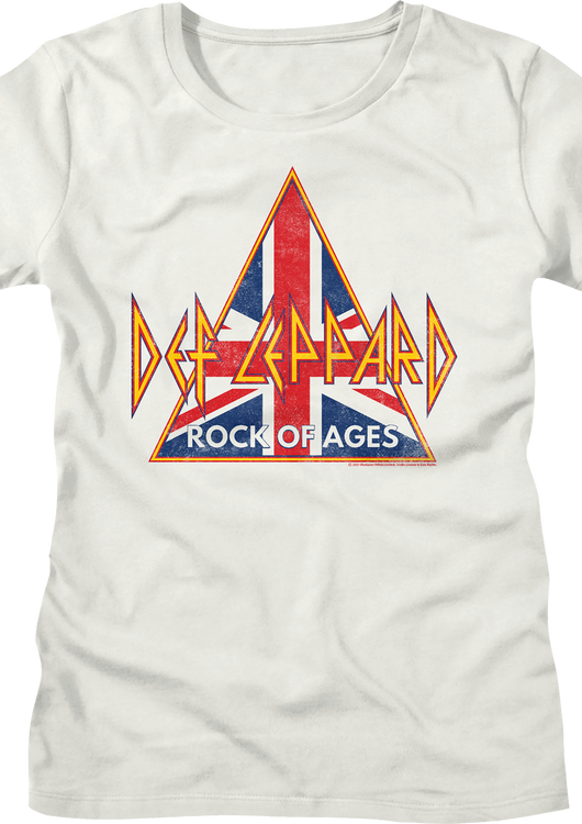 Womens Rock Of Ages Def Leppard Shirt - main product image