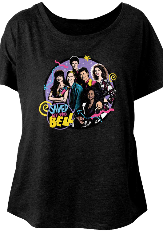 Ladies Saved By The Bell Dolman Shirt - main product image