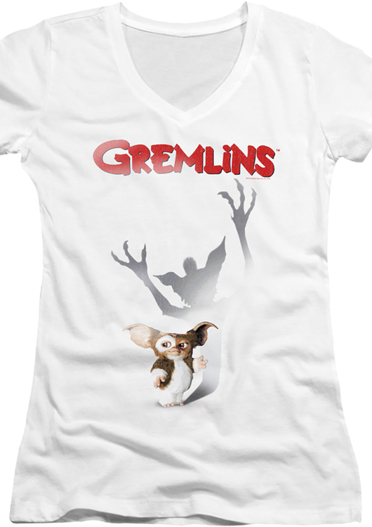 Ladies Shadow Poster Gremlins V-Neck Shirt - main product image