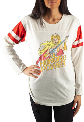 Ladies She-Ra Honor & Power Masters of the Universe Football Shirt