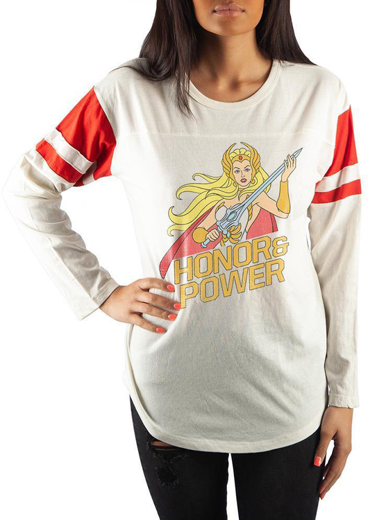 Ladies She-Ra Honor & Power Masters of the Universe Football Shirt - main product image