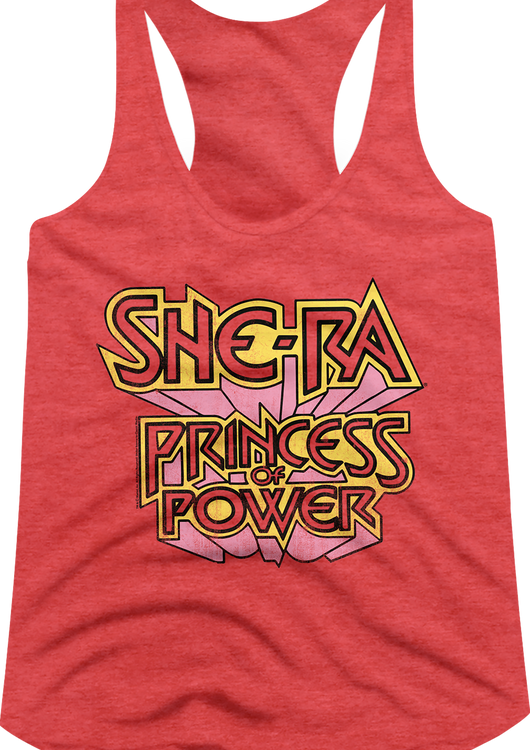 Ladies She-Ra Princess of Power Logo Racerback Tank Top - main product image