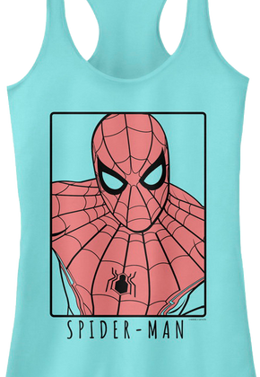 Ladies Spider-Man Racerback Tank Top