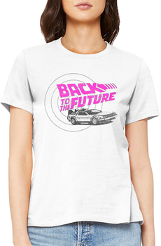 Ladies Spiral Back To The Future Shirt