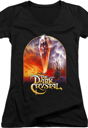Ladies Style B Movie Poster Dark Crystal V-Neck Shirt