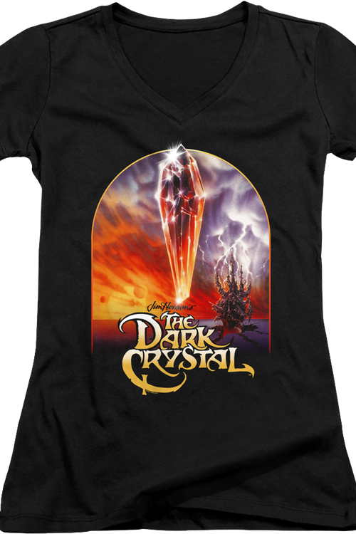 Ladies Style B Movie Poster Dark Crystal V-Neck Shirtmain product image