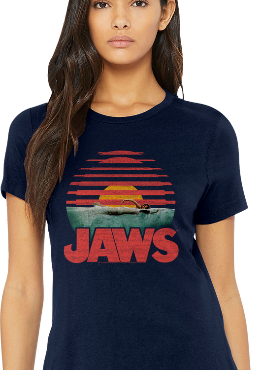 Womens Sunset Blinds Jaws Shirt - main product image