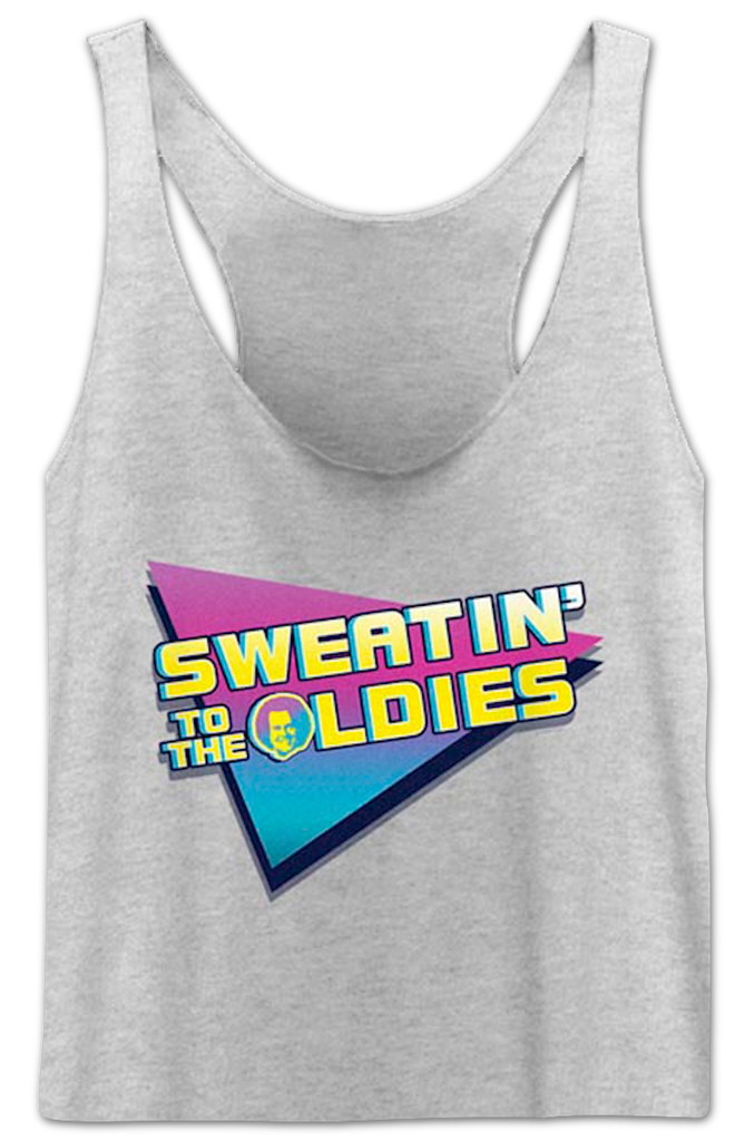Ladies Sweatin' To The Oldies Richard Simmons Tank Top