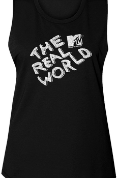 Ladies The Real World MTV Muscle Tank Top