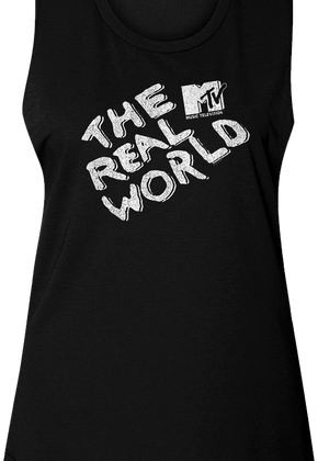 Ladies The Real World MTV Muscle Tank Top