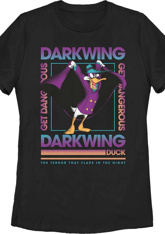 Womens The Terror That Flaps In The Night Darkwing Duck Shirt - main product image