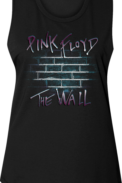 Ladies The Wall Pink Floyd Muscle Tank Topmain product image